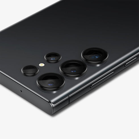 AGL05950 - Galaxy S23 Ultra EZ Fit Optik Pro Lens Protector in black showing the device